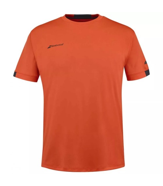 Babolat Spiel Orange Rundhals T-Shirt 1