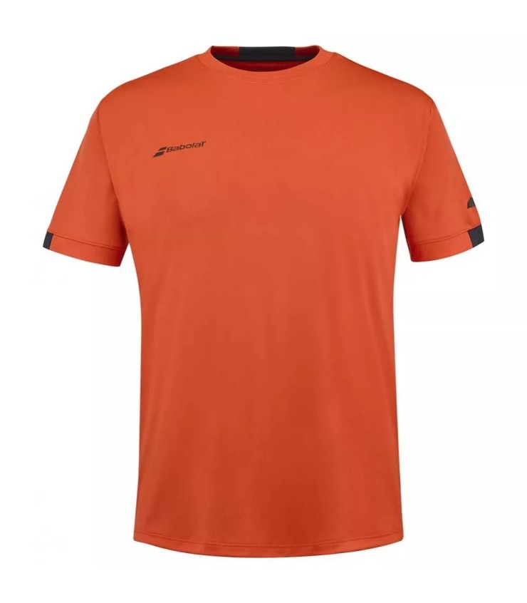 Babolat jogar laranja redondo t-shirt 1