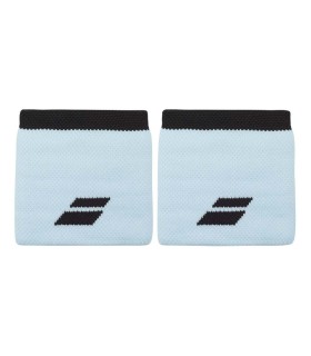 Babolat Logo Hellblaue / schwarze Armbänder x 2 1