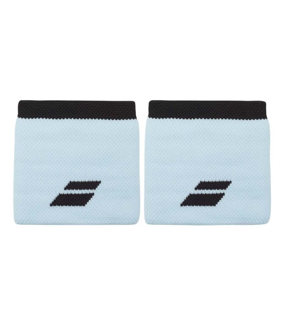 Babolat Logo Hellblaue / schwarze Armbänder x 2 1