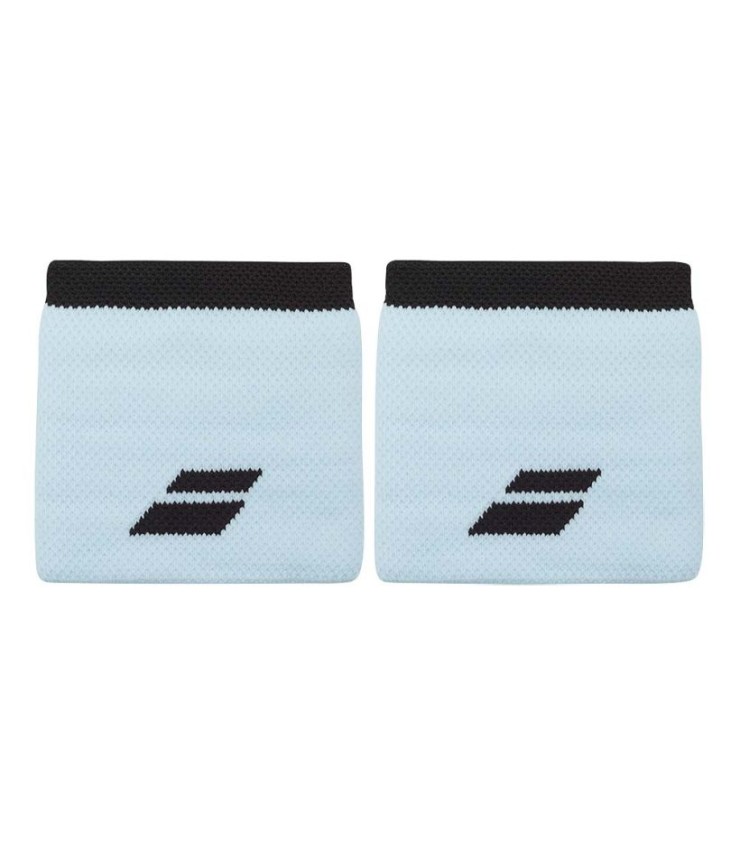 Babolat Logo Hellblaue / schwarze Armbänder x 2 1