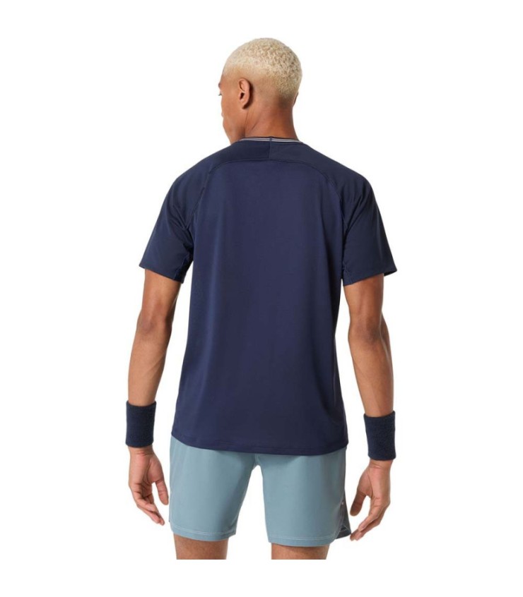 ASICS Jogo SS T-shirt Marinho Azul 2