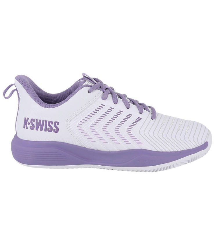 K-Swiss Ultrashot Light Femme Blanc / Violet 1