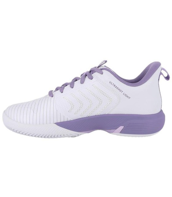 K-Swiss Ultrashot luz branca / roxa 3