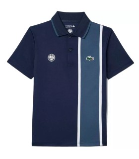 Polo Lacoste Sport Roland Garros Junior Azul Marino 1