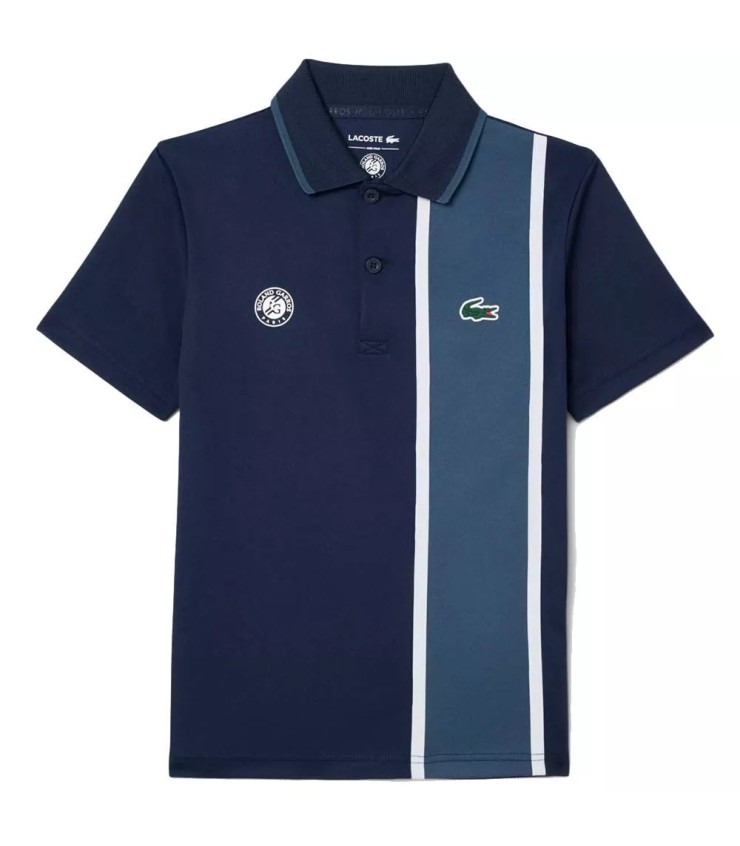 Polo Lacoste Sport Roland Garros Junior Azul Marino 1