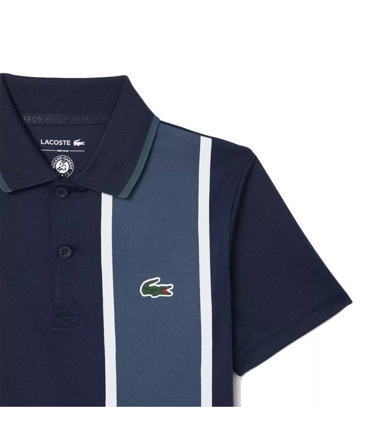 Polo Lacoste Sport Roland Garros Junior Azul Marino 3