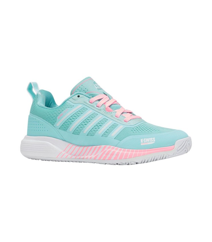 K-Swiss Ultra Court Turquesa 2 Mulheres Paddle Sneakers