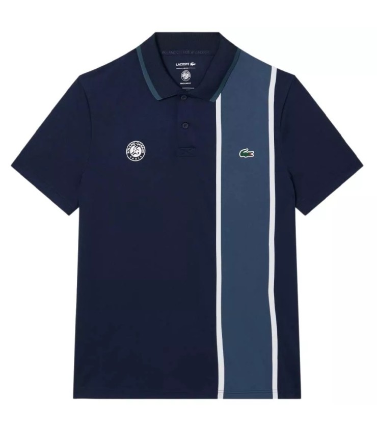 Polo blu navy Lacoste Sport Roland Garros