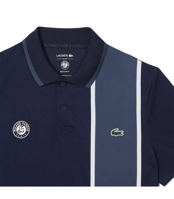 Polo Sport Roland Garros bleu marine Lacoste