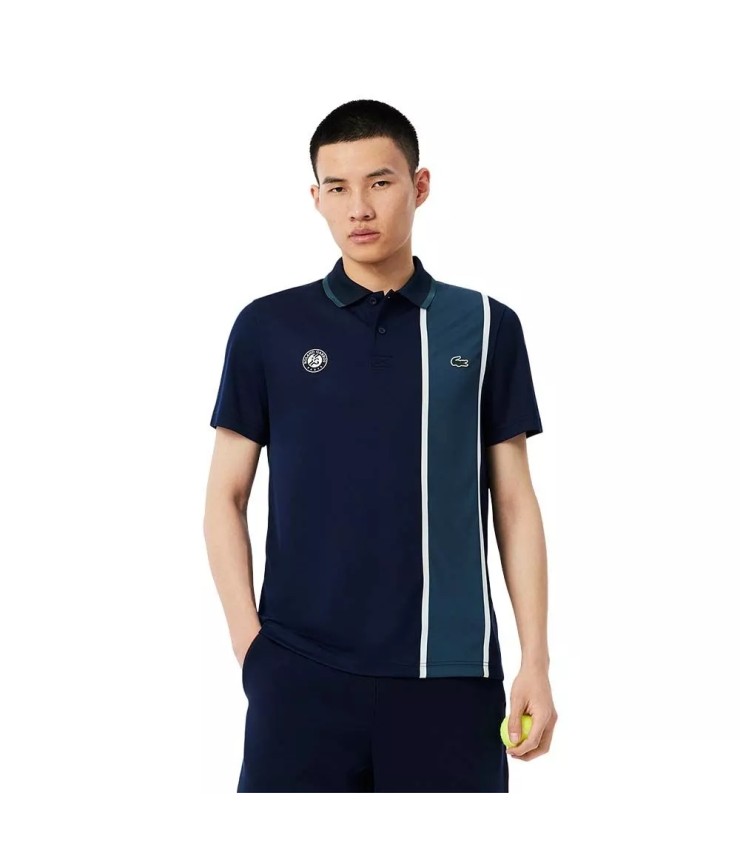 Polo Sport Roland Garros bleu marine Lacoste