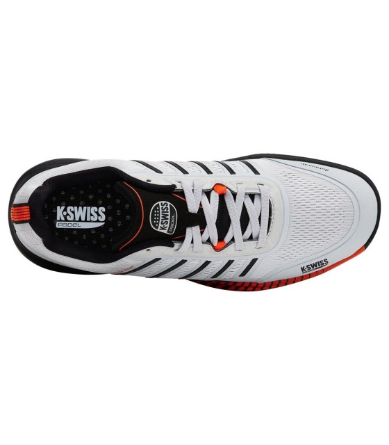 K-Swiss Ultra Court Gray Paddle Shoes / Black / Red 4