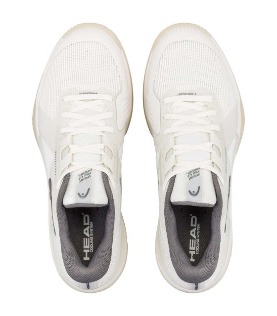 Cabeça Sprint Pro 4.0 Ténis Cinza Branco Padel 4