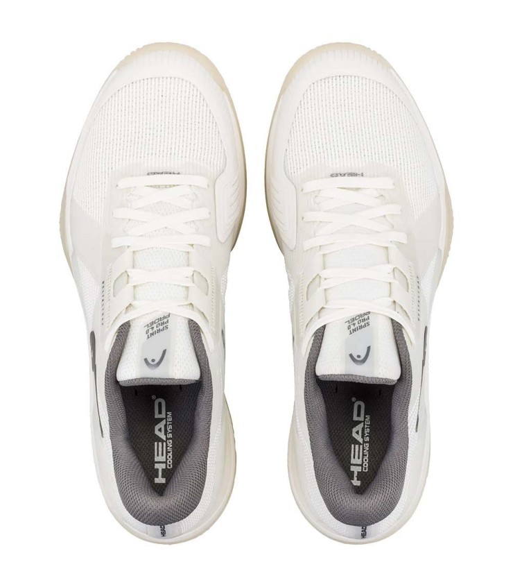 Zapatillas Head Sprint Pro 4.0 Padel Blanco Gris 4