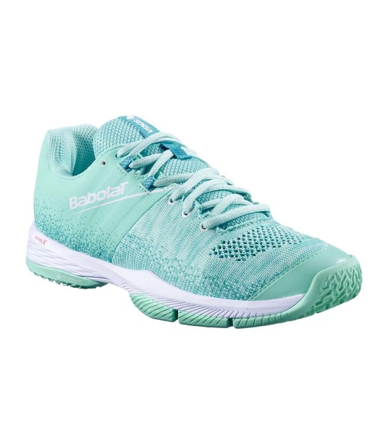 Babolat sensa mulheres green pastel chinelos 4