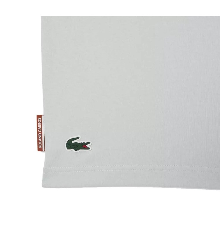 Camiseta Unisex Gris Lacoste Roland Garros 3