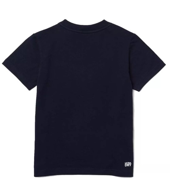 Camiseta Junior Lacoste Roland Garros Azul Marino 2