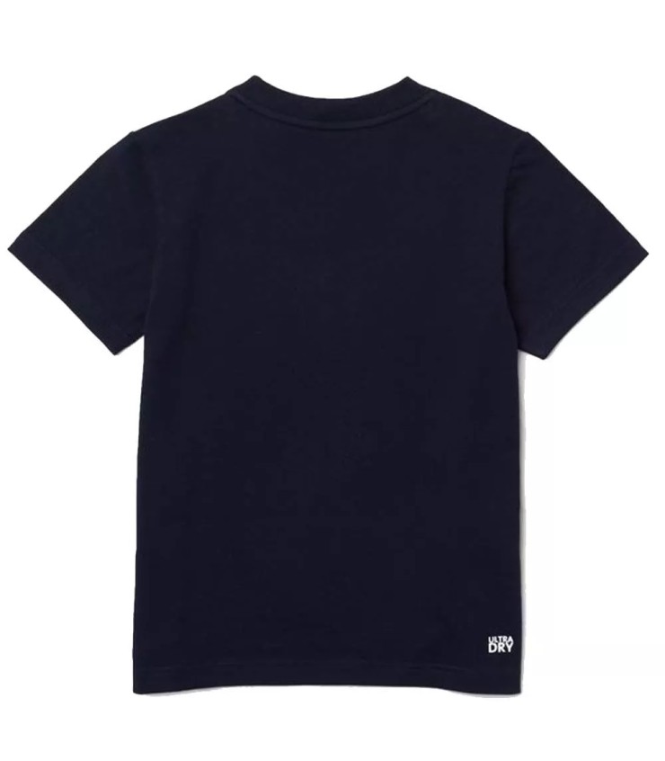 T-shirt Junior Lacoste Roland Garros Bleu Marine | IPONTENNIS