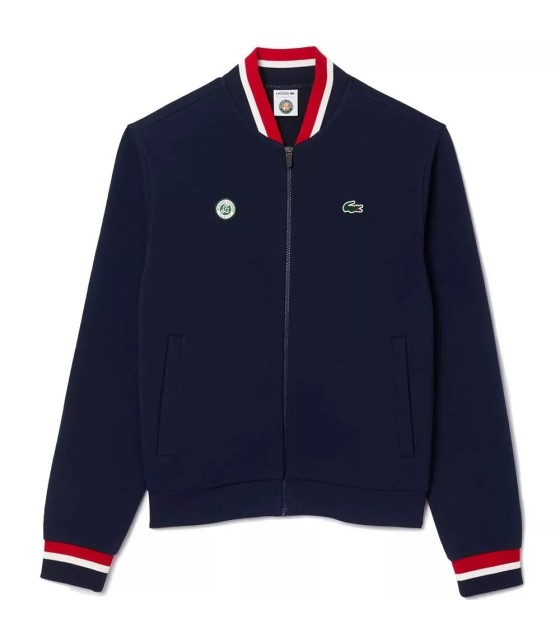 Chaqueta Azul Marino Lacoste Roland Garros con Cremallera 1