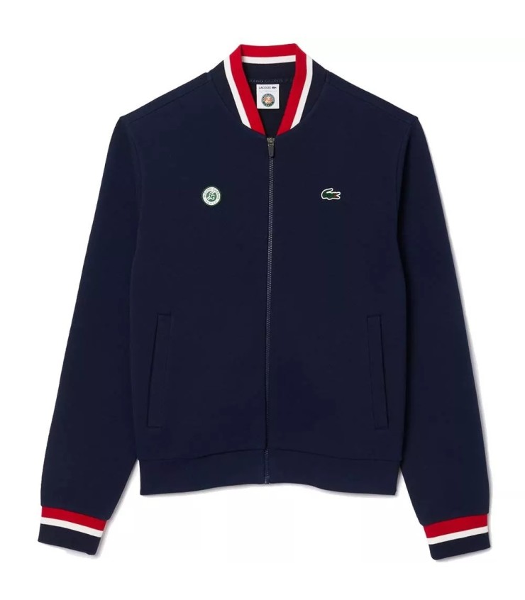 Chaqueta Azul Marino Lacoste Roland Garros con Cremallera 1
