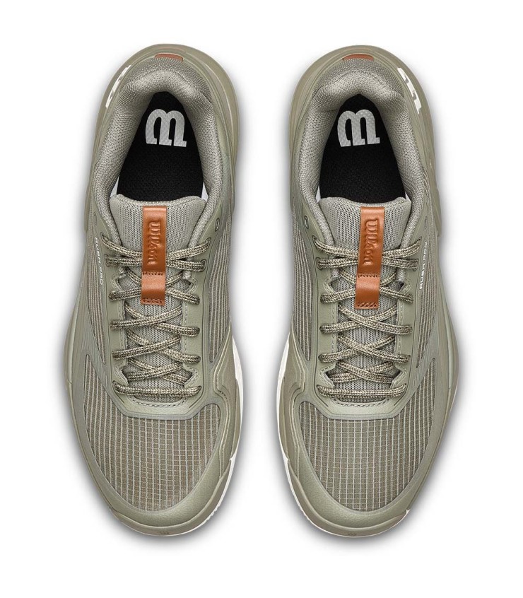 Wilson Rush Pro 5 Zapatillas de Tenis Verde Caqui 5