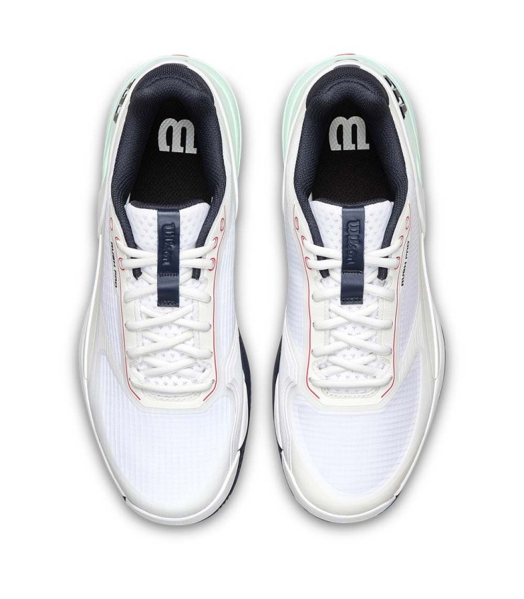 Wilson Rush Pro 5 Weiße Turnschuhe / grüner Kuchen 5