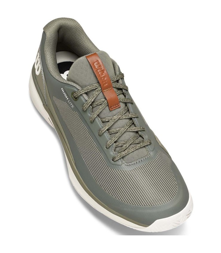 Wilson Rush Lite 5 Khaki grüne Tennis Sneakers 3