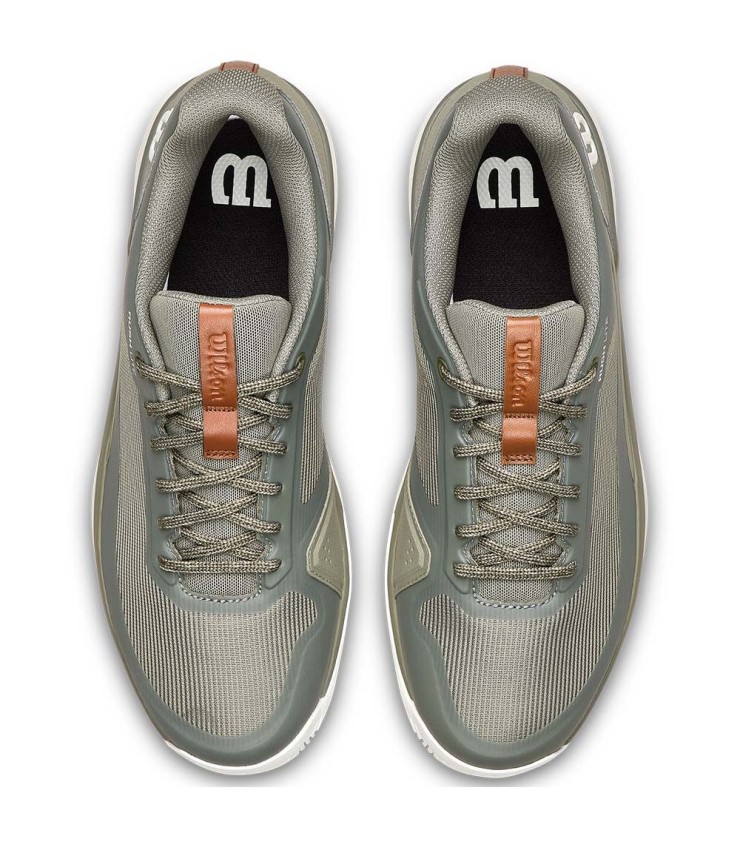 Wilson Rush Lite 5 Khaki Green Tennis Sneakers 5