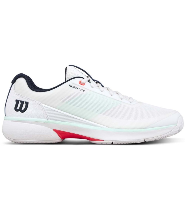 Wilson Rush Lite 5 White / Green Pastel Slippers 1