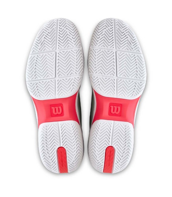 Wilson Rush Lite 5 White / Green Pastel Slippers 3