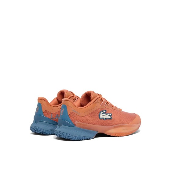 Lacoste AG-lt ultra barro laranja / azul chinelos 5
