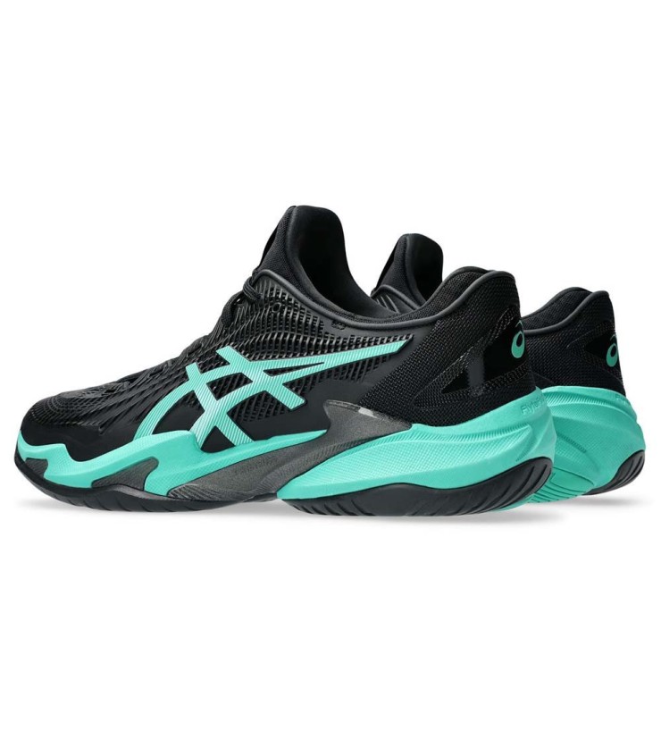 Asics Gel Court FF 3 Black Tennis Schuhe / Grün 4
