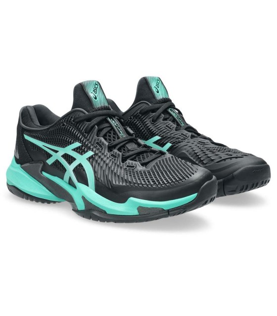 Asics Gel Court FF 3 Tênis Preto / Verde 5