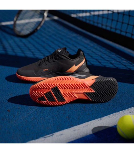 Zapatillas Adidas Defiant Speed 2 Negro Naranja en oferta. 3