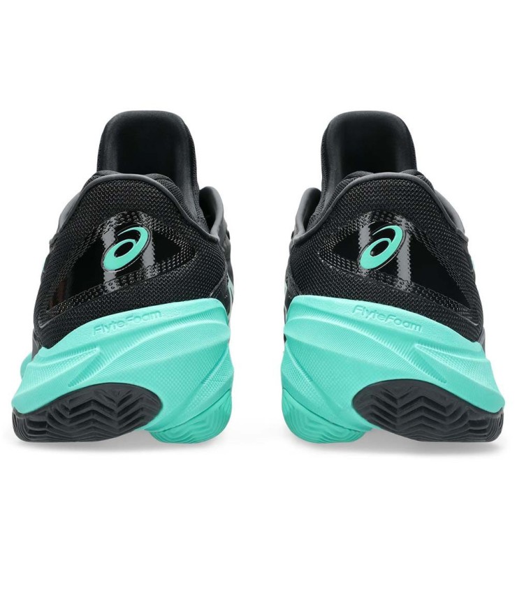 Asics Gel Court FF 3 Clay Black / Green Tennis Pantofole 2