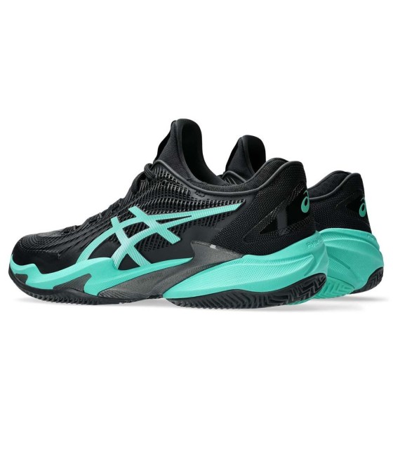 Asics Gel Court FF 3 Clay Zapatillas de Tenis Negro / Verde 3