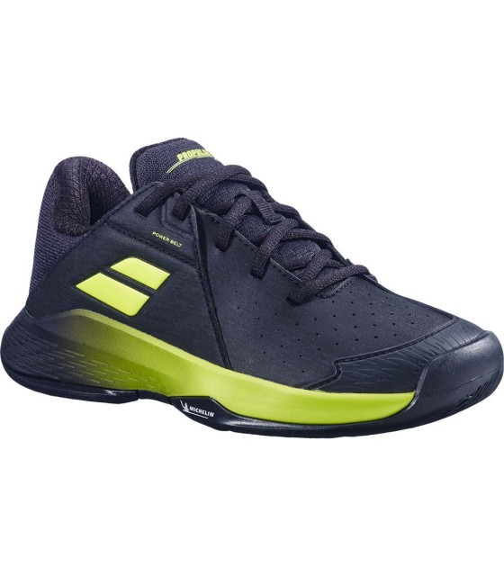 Sapatilhas Babolat Propulse Todo Tribunal JR Black / Verde 4