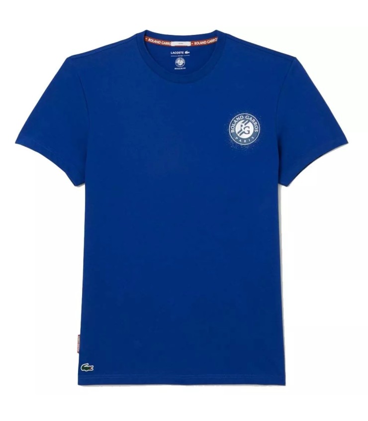Blaues T-Shirt Lacoste Roland Garros
