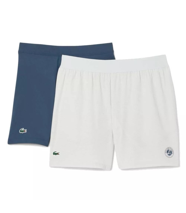 Calções Lacoste Ténis Roland Garros Cinzentos | Ipontennis