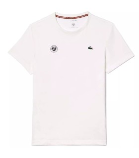Camiseta Blanca Lacoste Roland Garros de Tenis 1