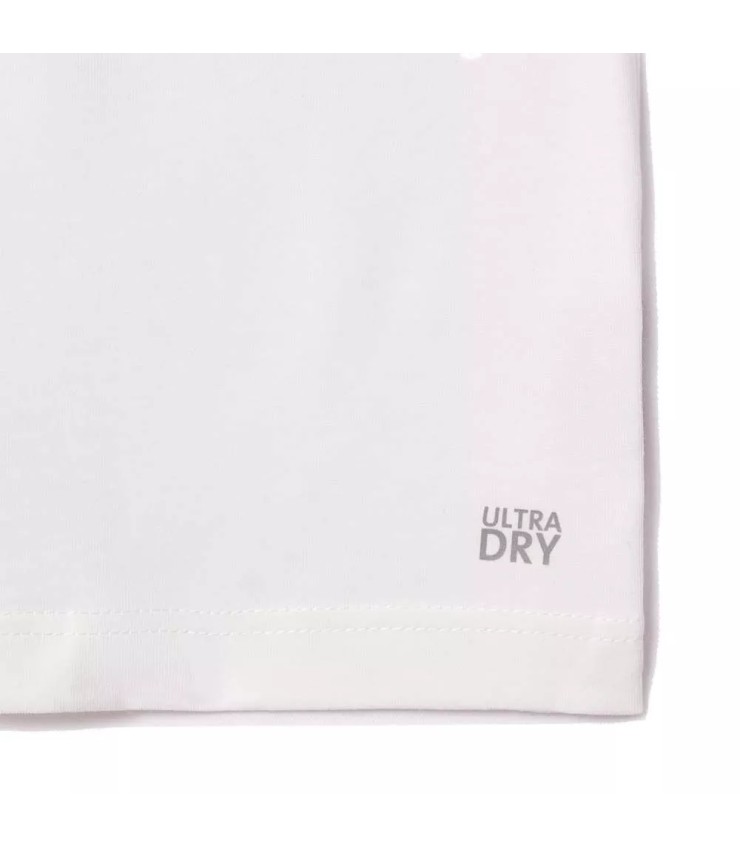 White Lacoste Roland Garros Tennis T-shirt | Ipontennis