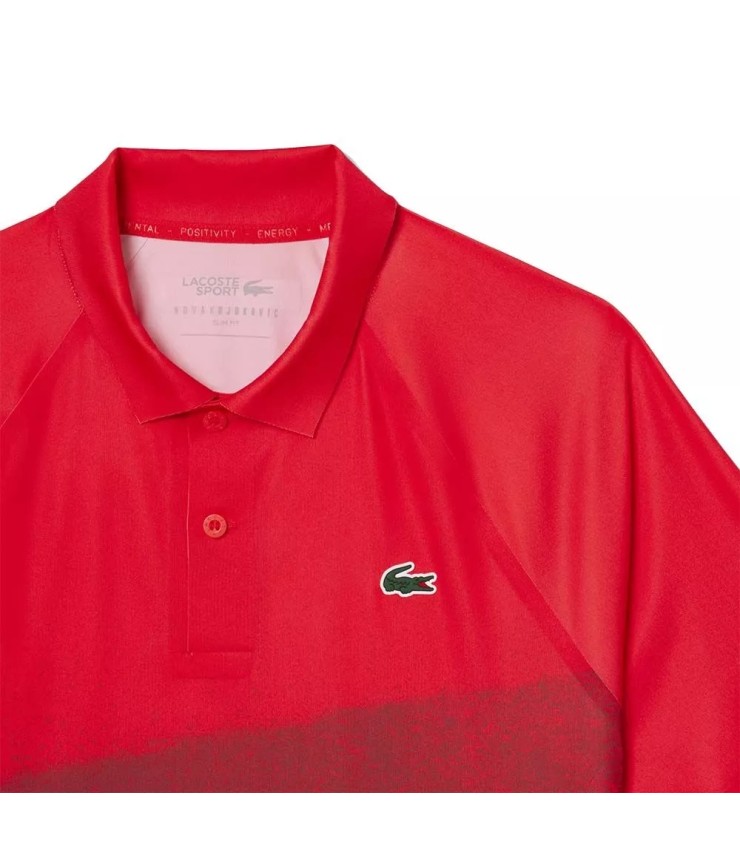 Polo Lacoste Tennis Novak Djokovic Player Paris Red | Ipontennis