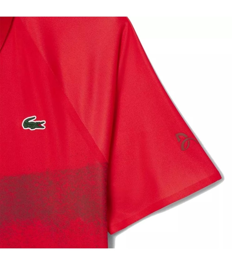 Polo Lacoste Tennis Novak Djokovic Player Paris Red | Ipontennis