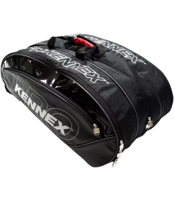 Raquetero Pro Kennex Kinetic Triple Negro / Rojo 1
