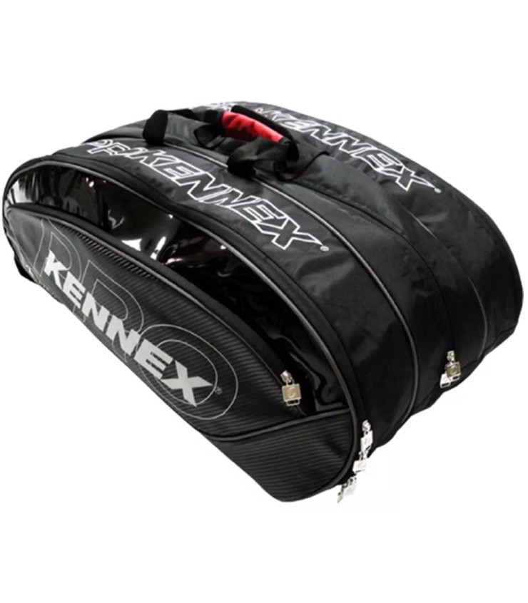 Raquetero Pro Kennex Kinetic Triple Negro / Rojo 1
