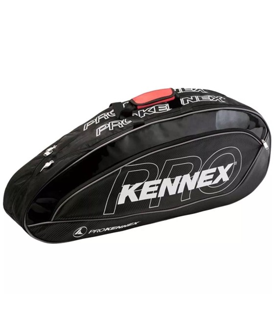 Raquetero Pro Kennex Doble Negro / Rojo 1