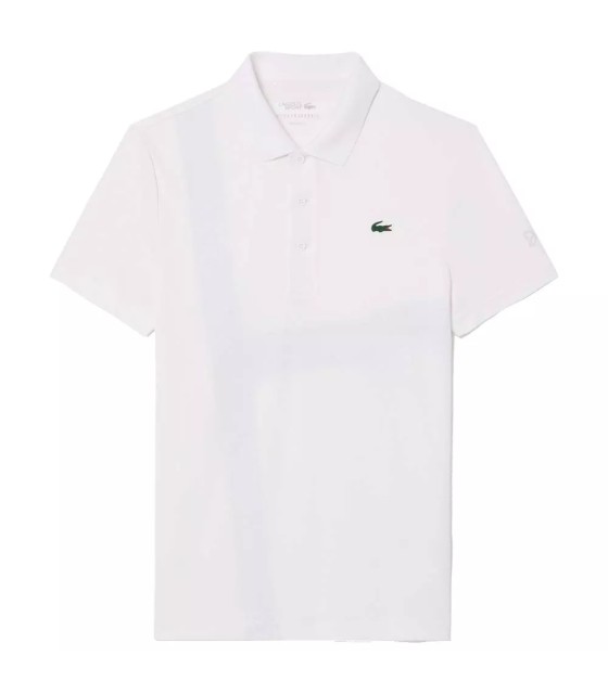 Polo Lacoste Tênis Aficionado Novak Djokovic Branco | Ipontennis