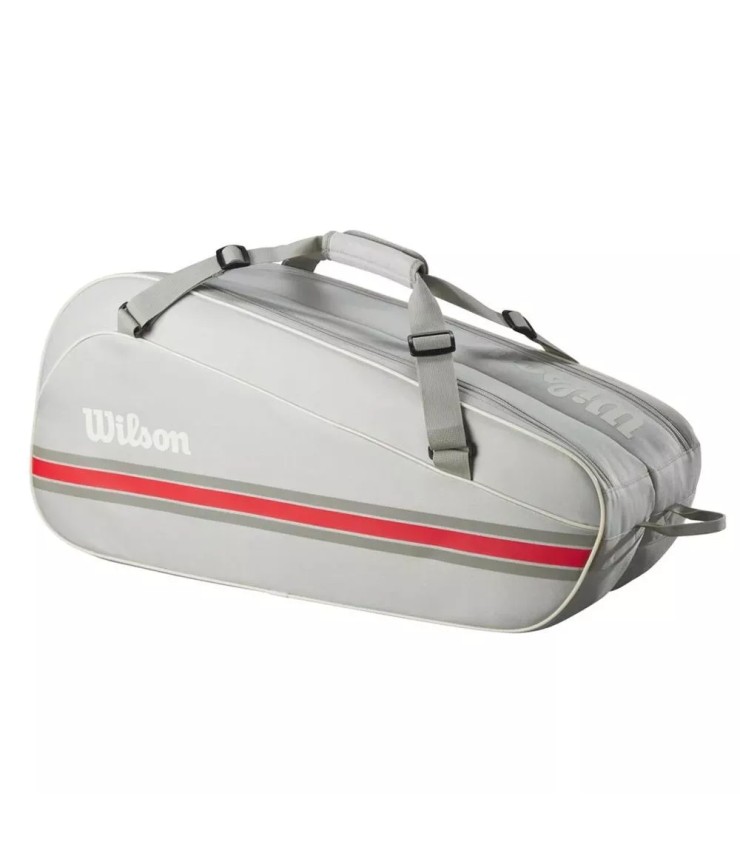 Bolsa de Tennis Wilson Team 6R Gris 2