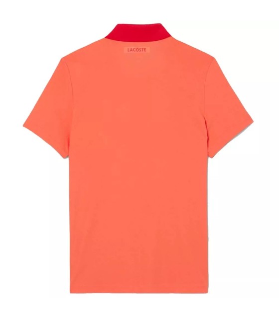 Polo de tennis Lacoste Novak Djokovic Fan rouge rouge | IPONTENNIS