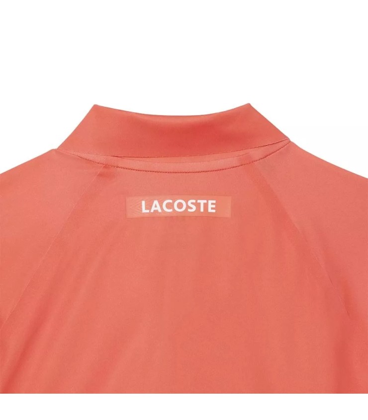 Polo da Tennis Lacoste Novak Djokovic Rosso Bianco | IPONTENNIS